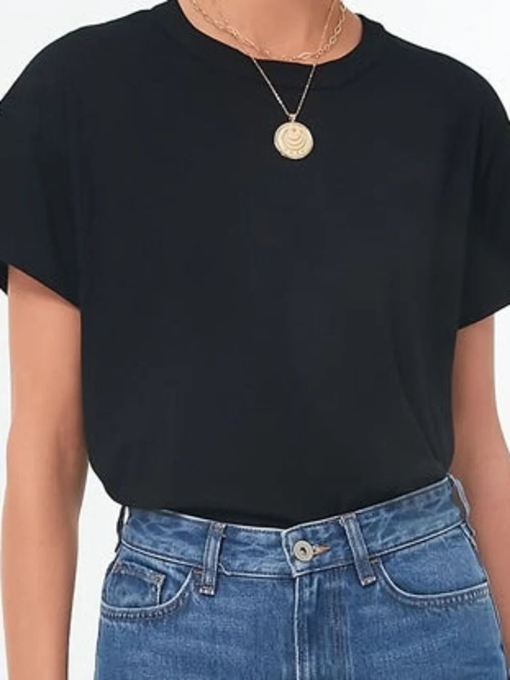 Tuckernuck Classic Black Pressley Boyfriend Crewneck Tee Size XL Cotton